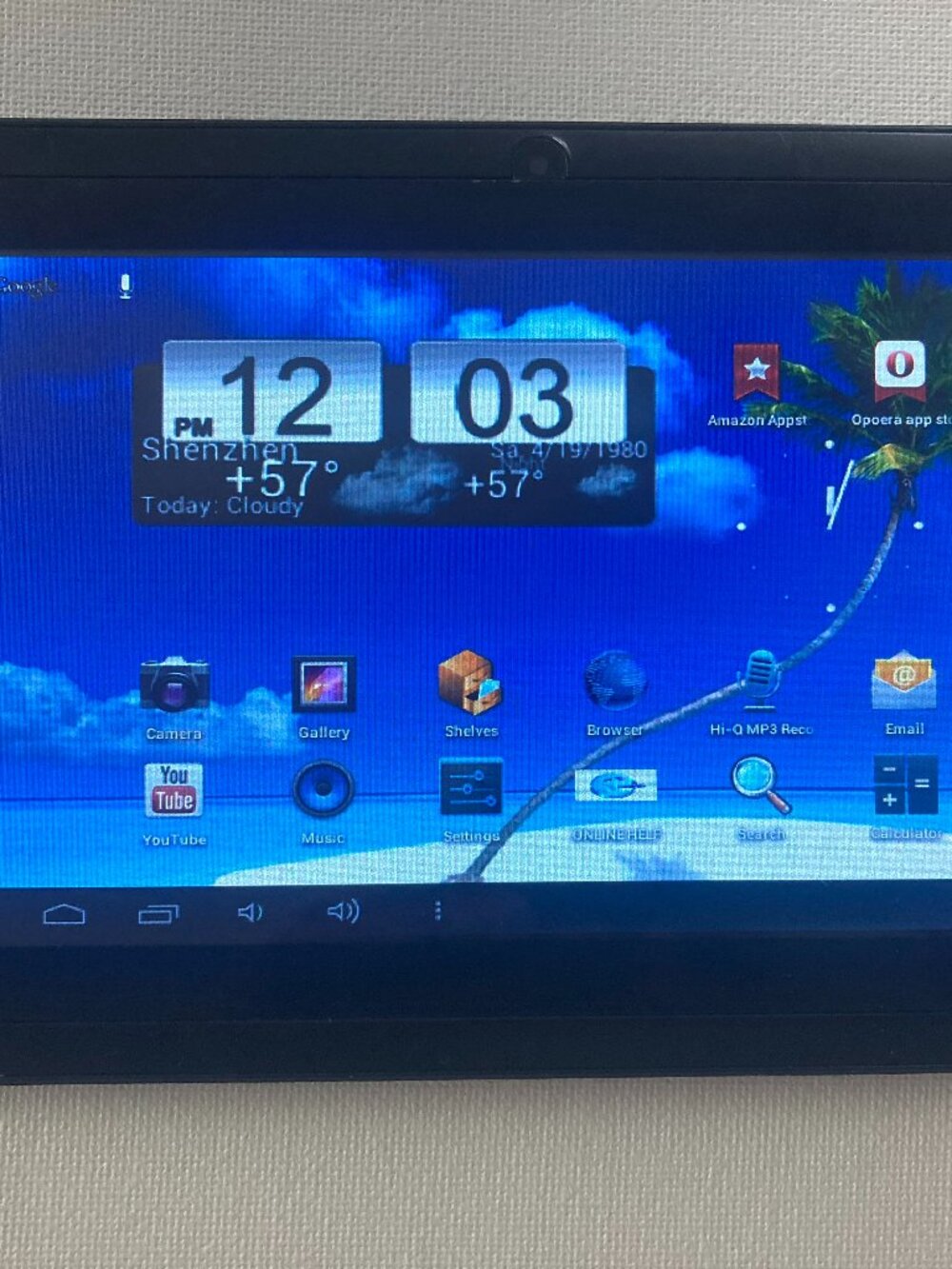 Klu Touchscreen Internet Tablet 7” Android with Red and Black Case